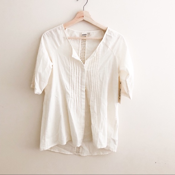 Roxy Tops - Roxy button up boho top 198
